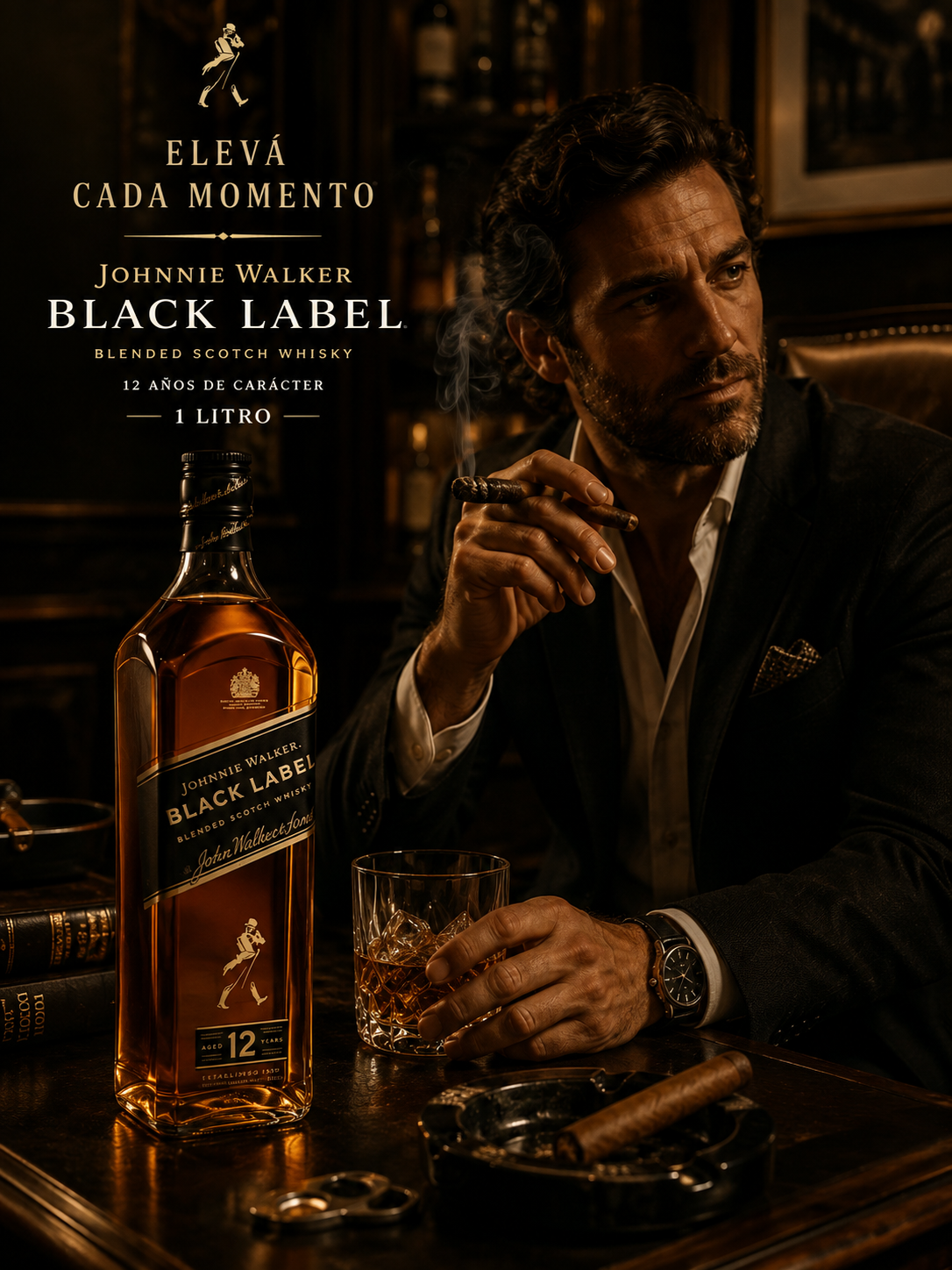 JW BLACK LABEL 1L